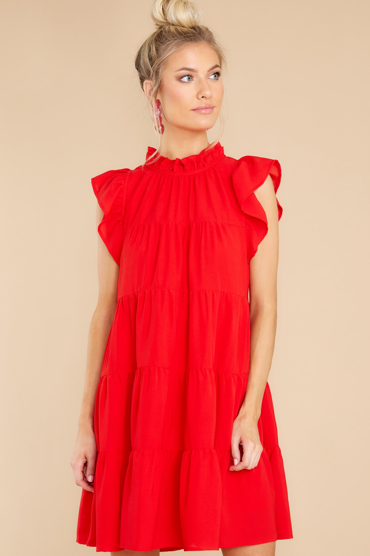 In A Heartbeat Red Dress