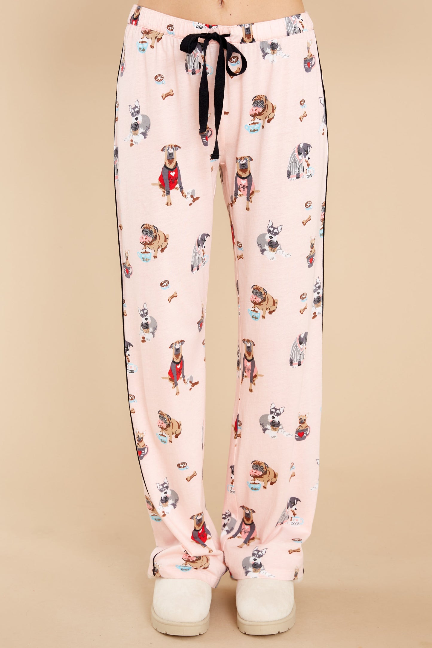 Always A Treat Pink Print Pajama Set