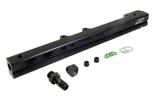 AEM 94-01 Integra Black Fuel Rail (aem25-100BK)