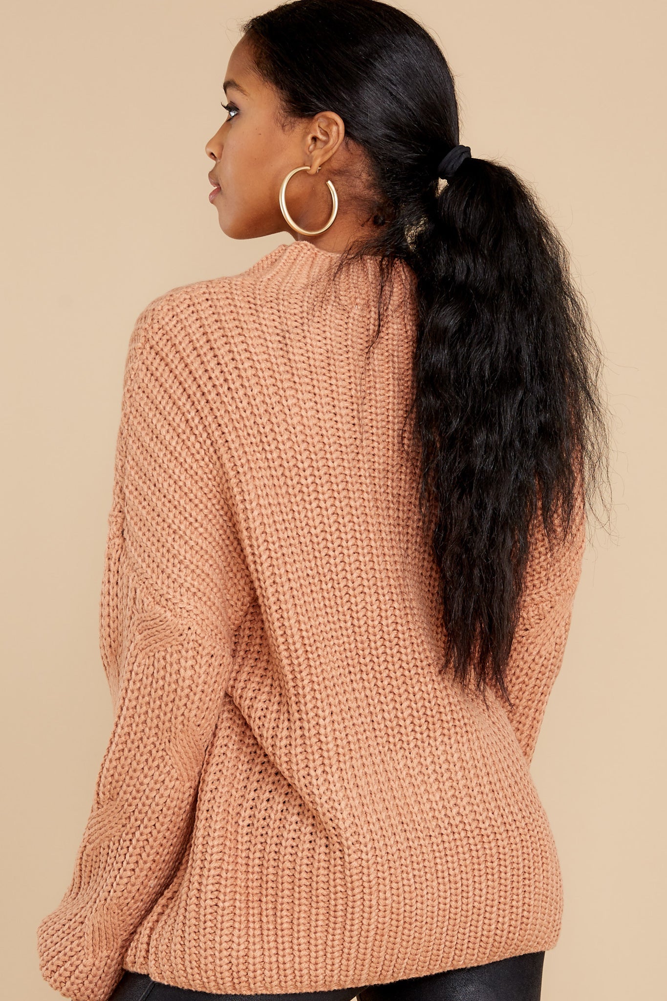 Spice It Up Light Camel Sweater