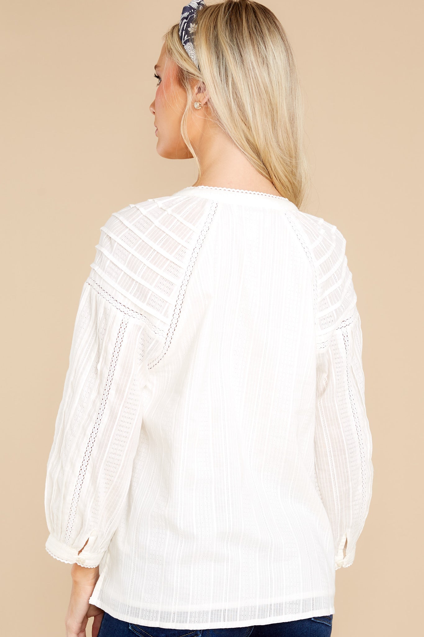 Zelle Ivory Blouse