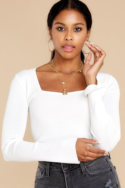 Change The Game White Top
