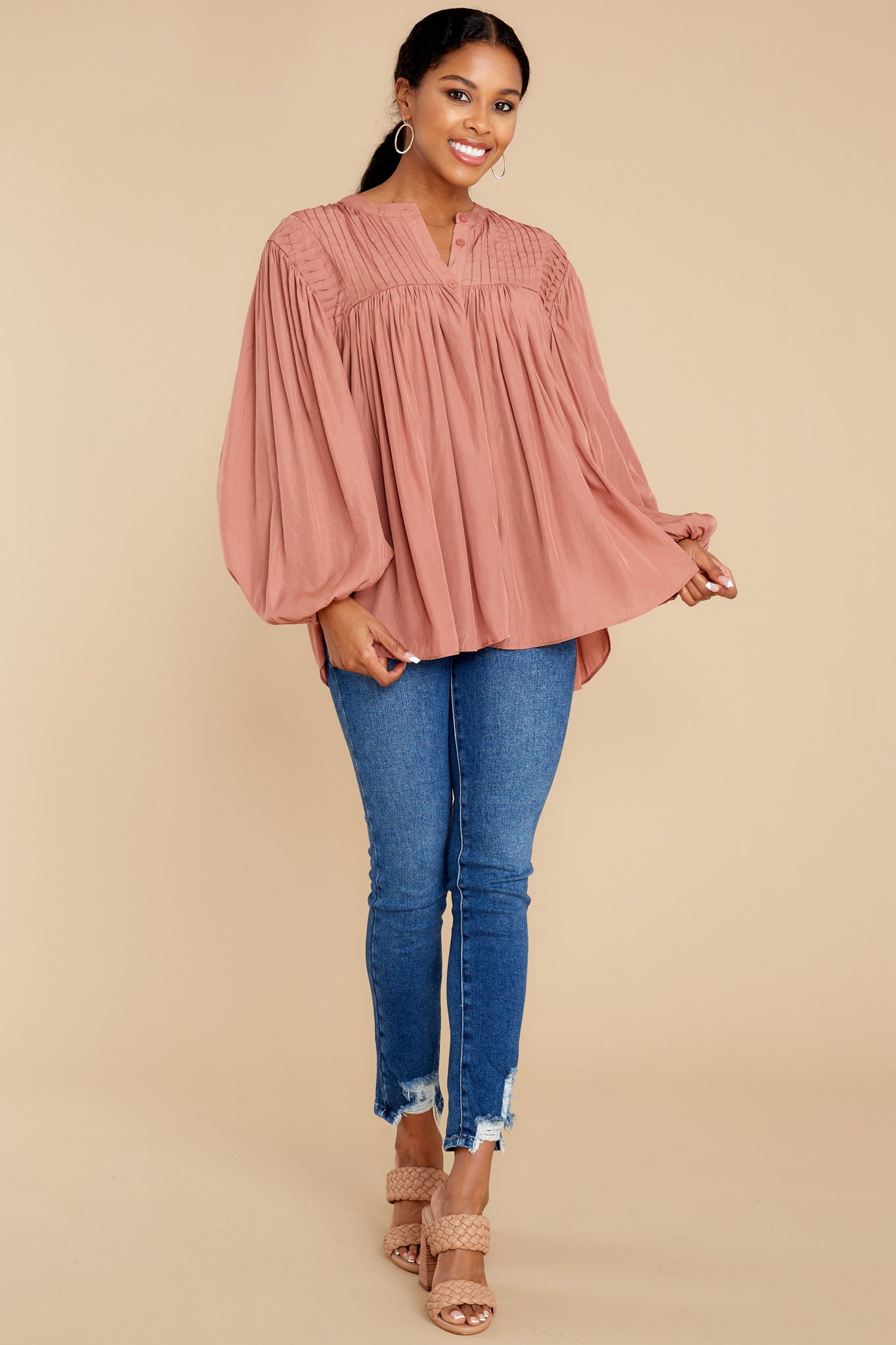 Not About Rumors Rosewood Top