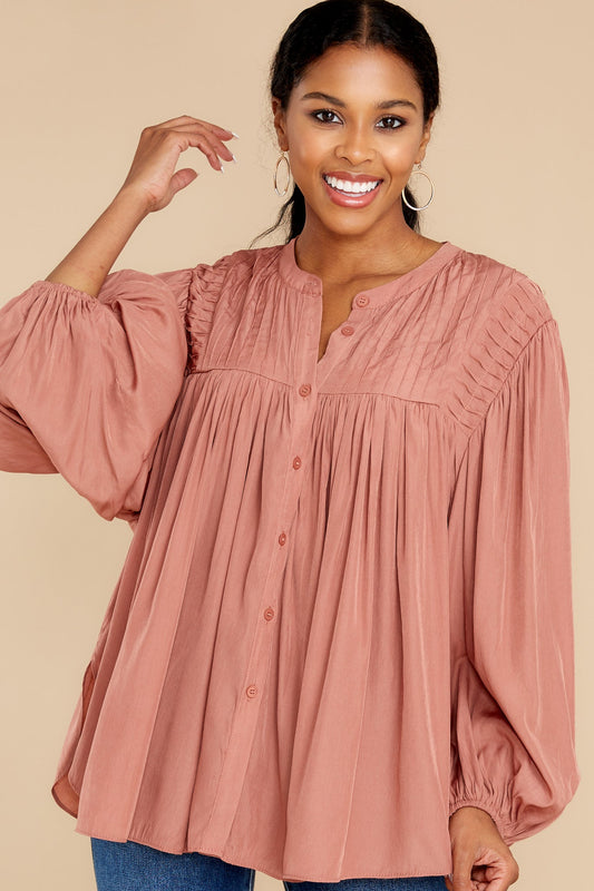 Not About Rumors Rosewood Top