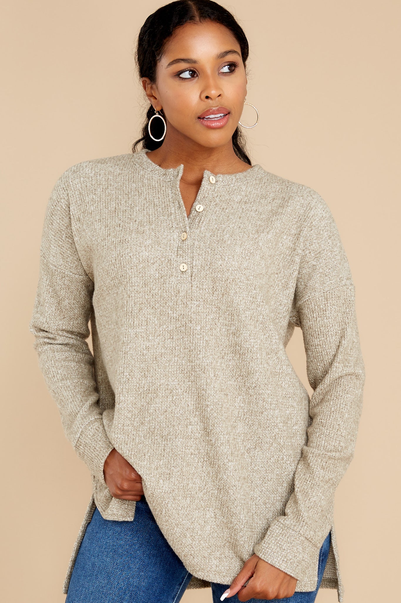 Always An Adventure Olive Green Top