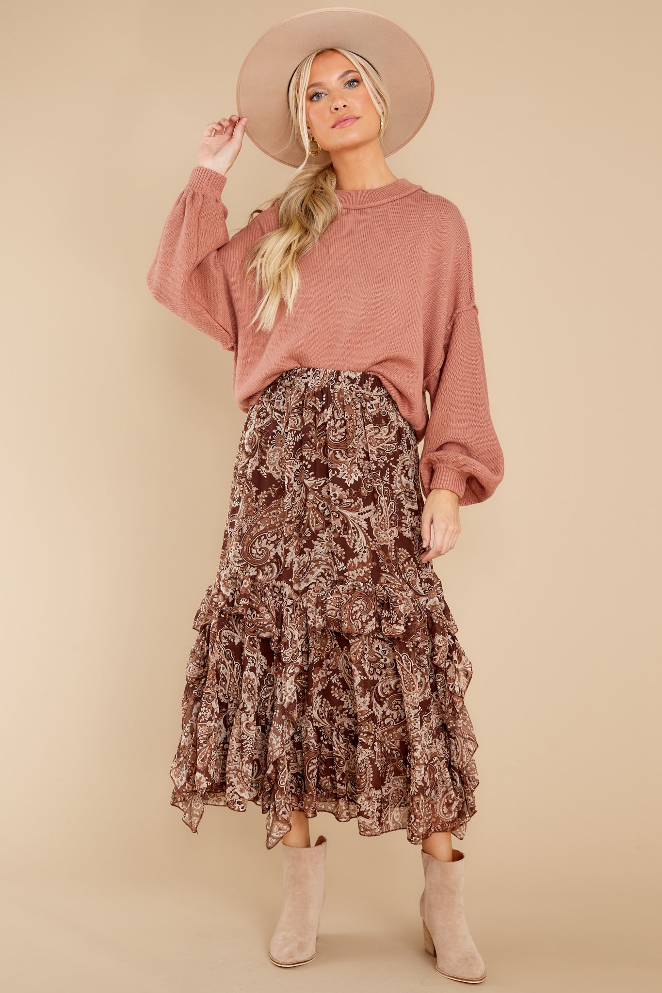 Being Yourself Clay Sweater