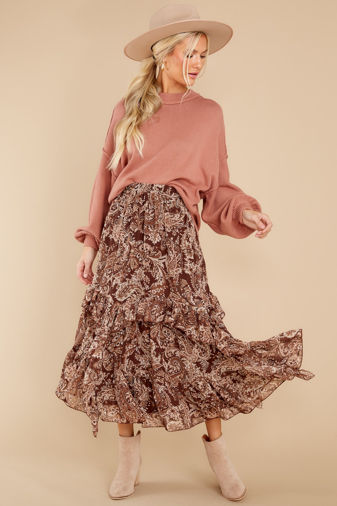 Being Yourself Clay Sweater