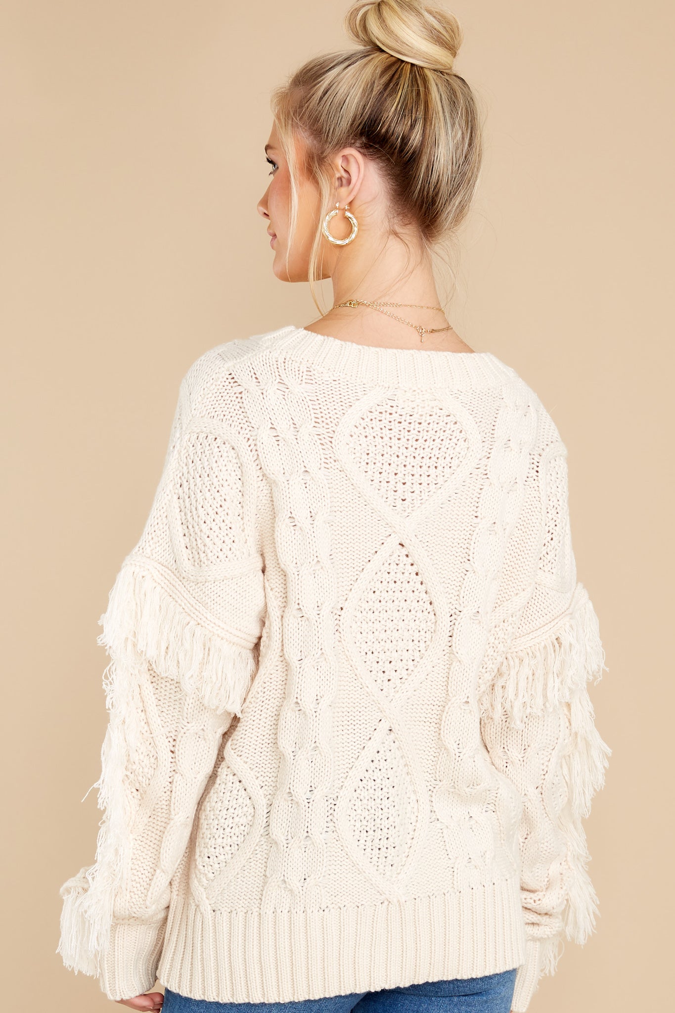 Keep Them Coming Ivory Sweater