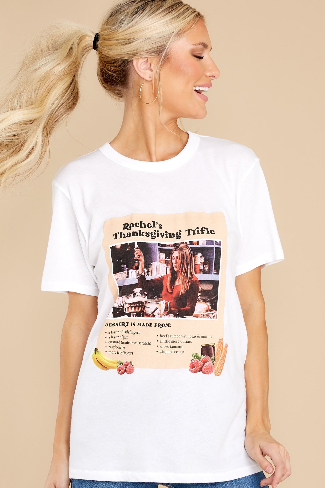 Rachel's Trifle White Tee