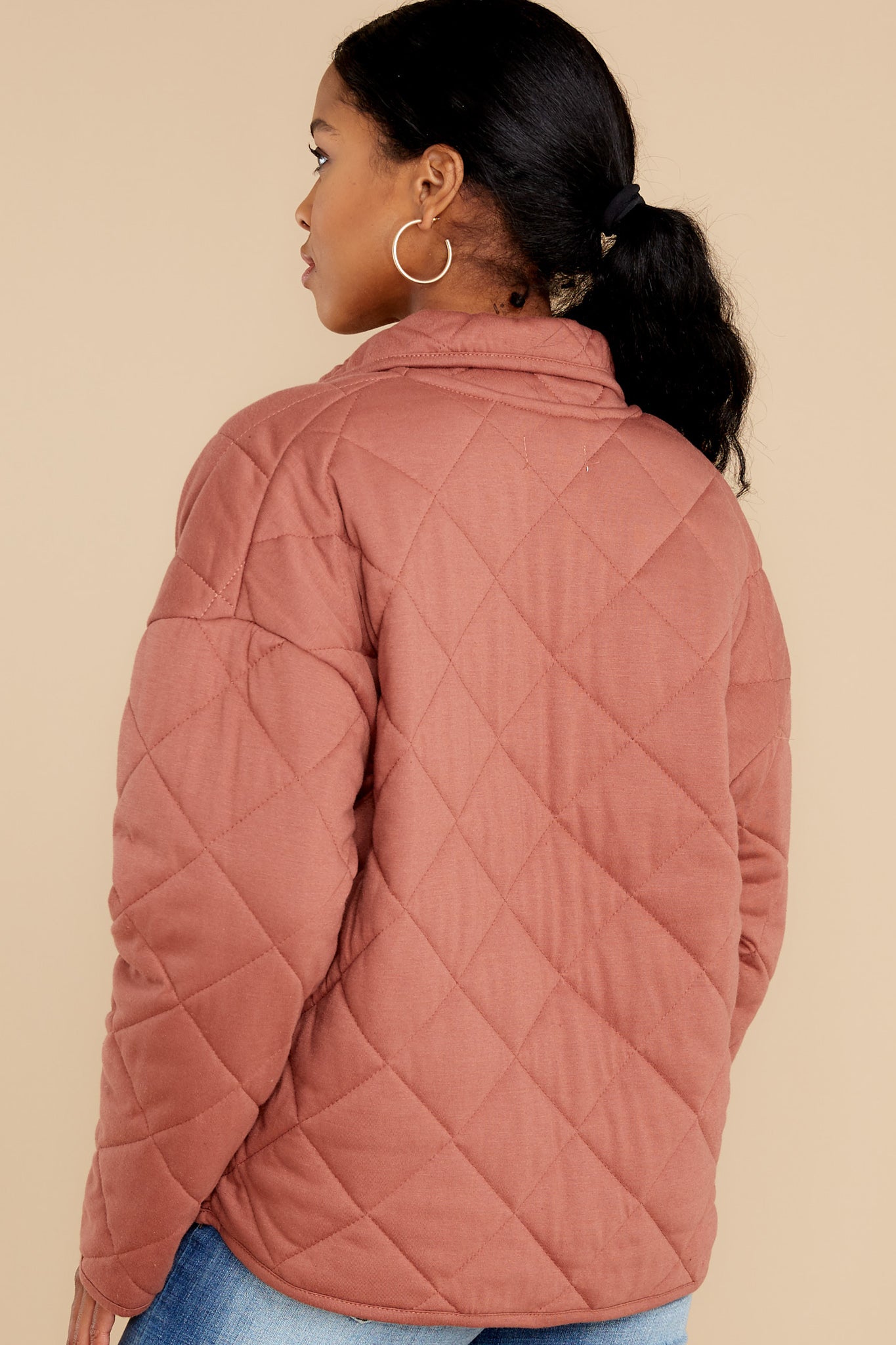 Chic Business Marsala Jacket