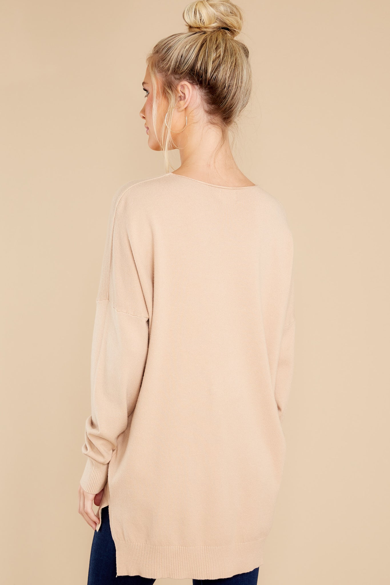 Wind Down Light Taupe Sweater (BACKORDER SEPTEMBER)