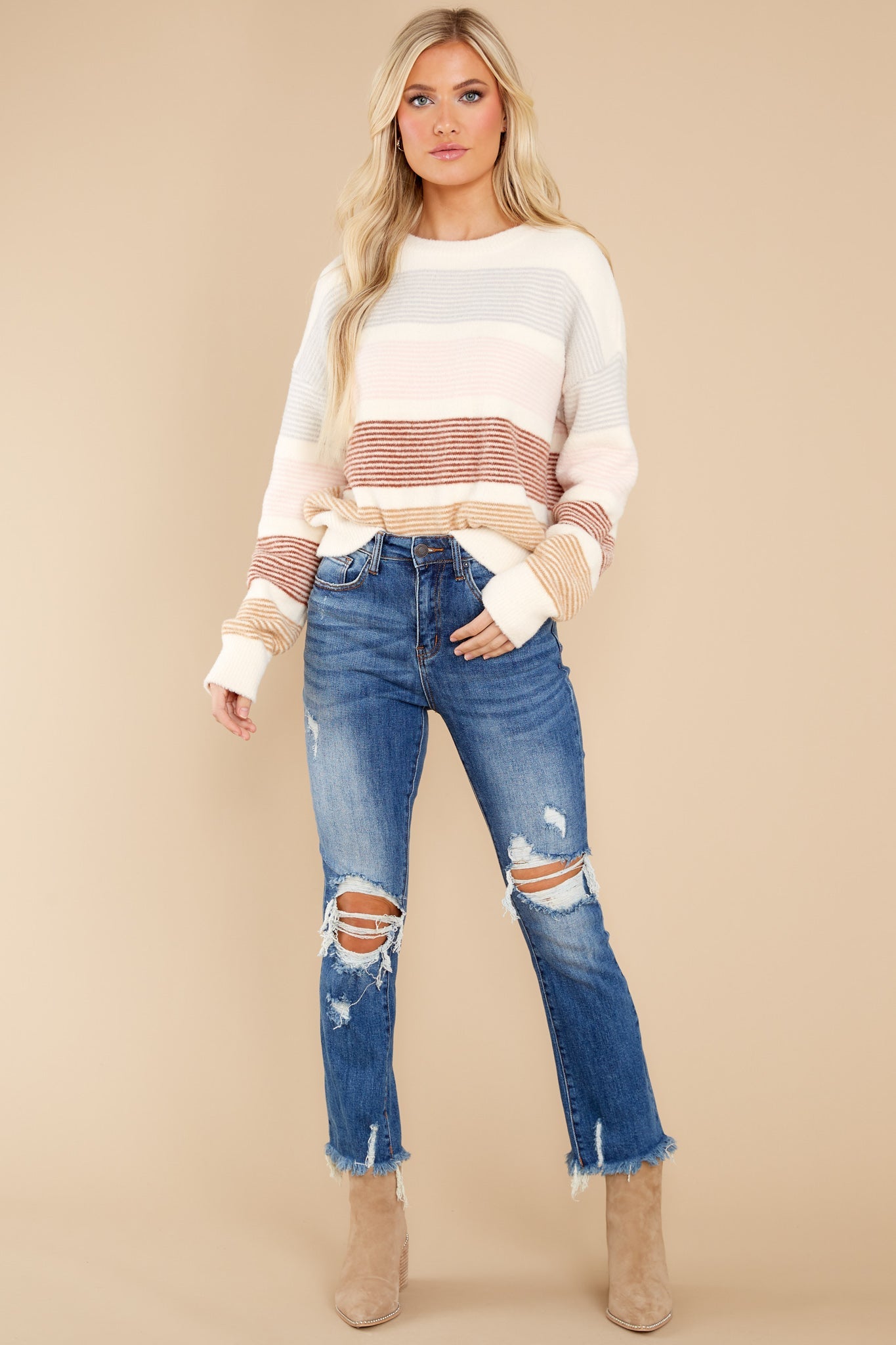 Seneca Autumn Stripe Sweater