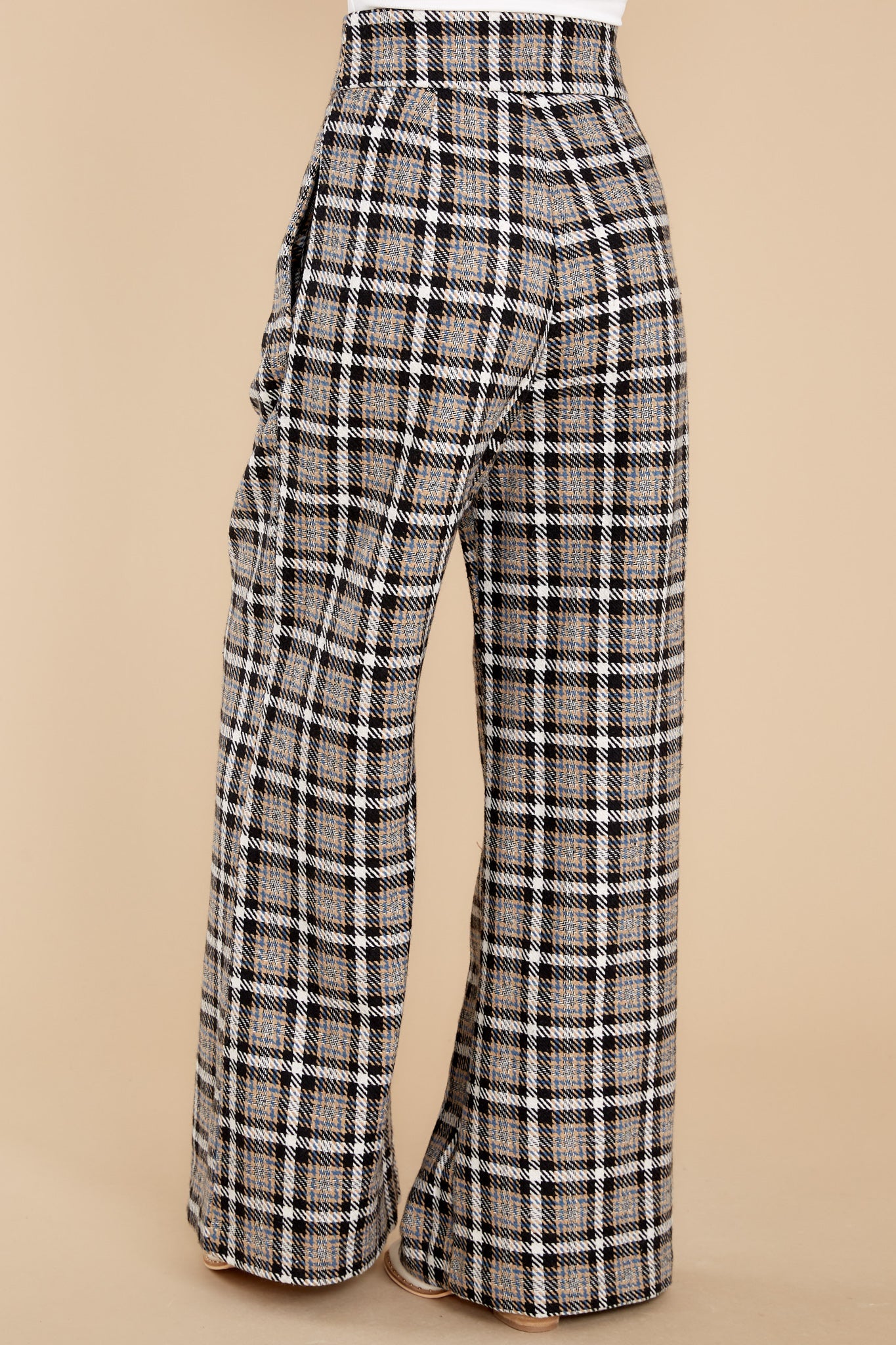 Stating The Obvious Black Plaid Pants