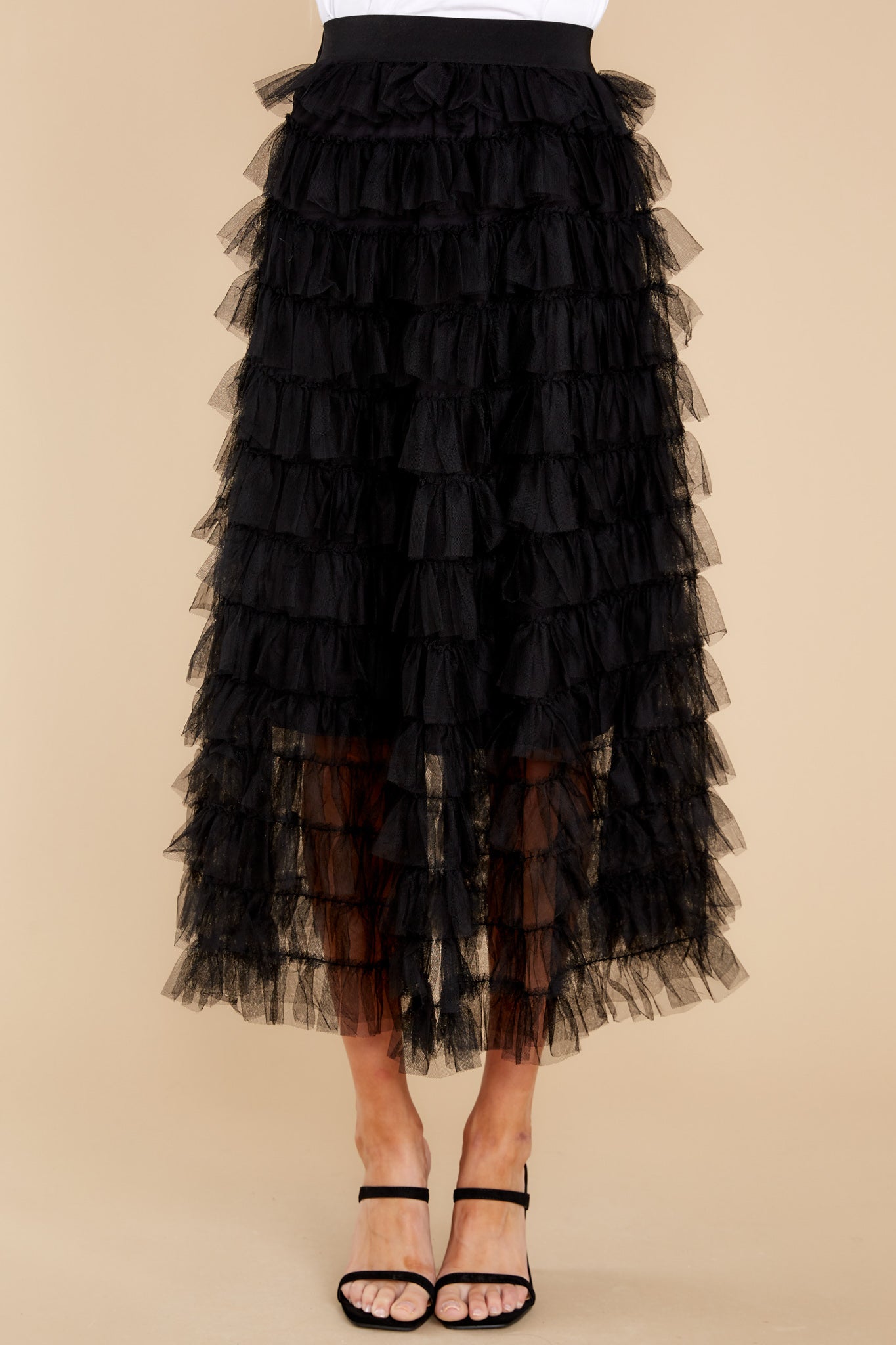 Let's Cha Cha Black Skirt