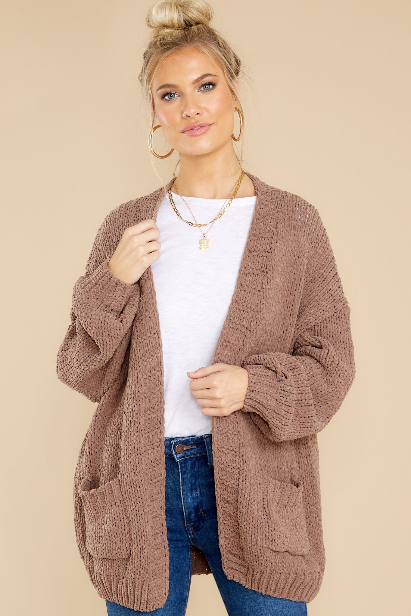 The Right Moment Mocha Cardigan