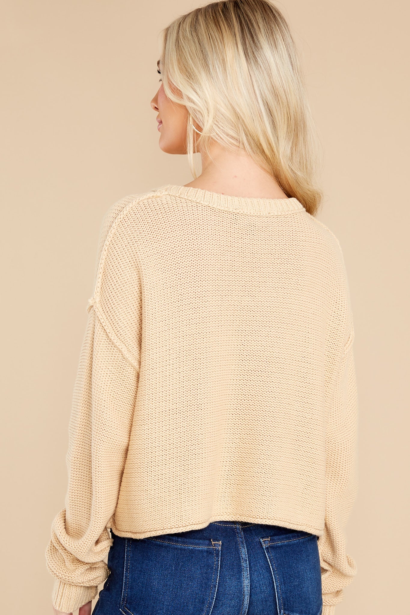 Scenic Drives Tan Sweater