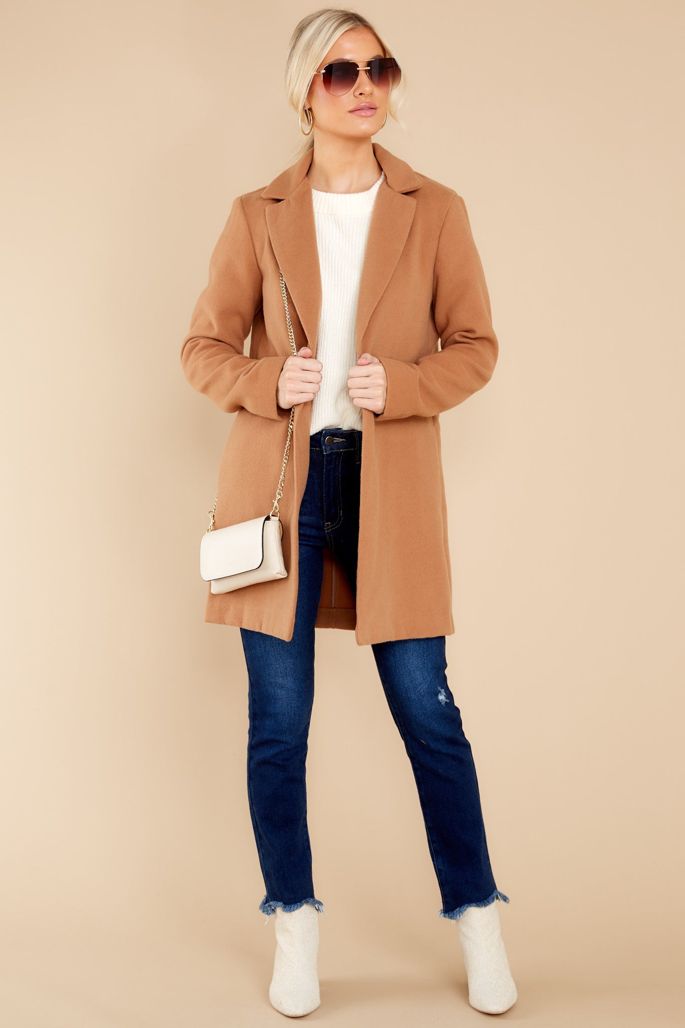 New York Nights Camel Coat