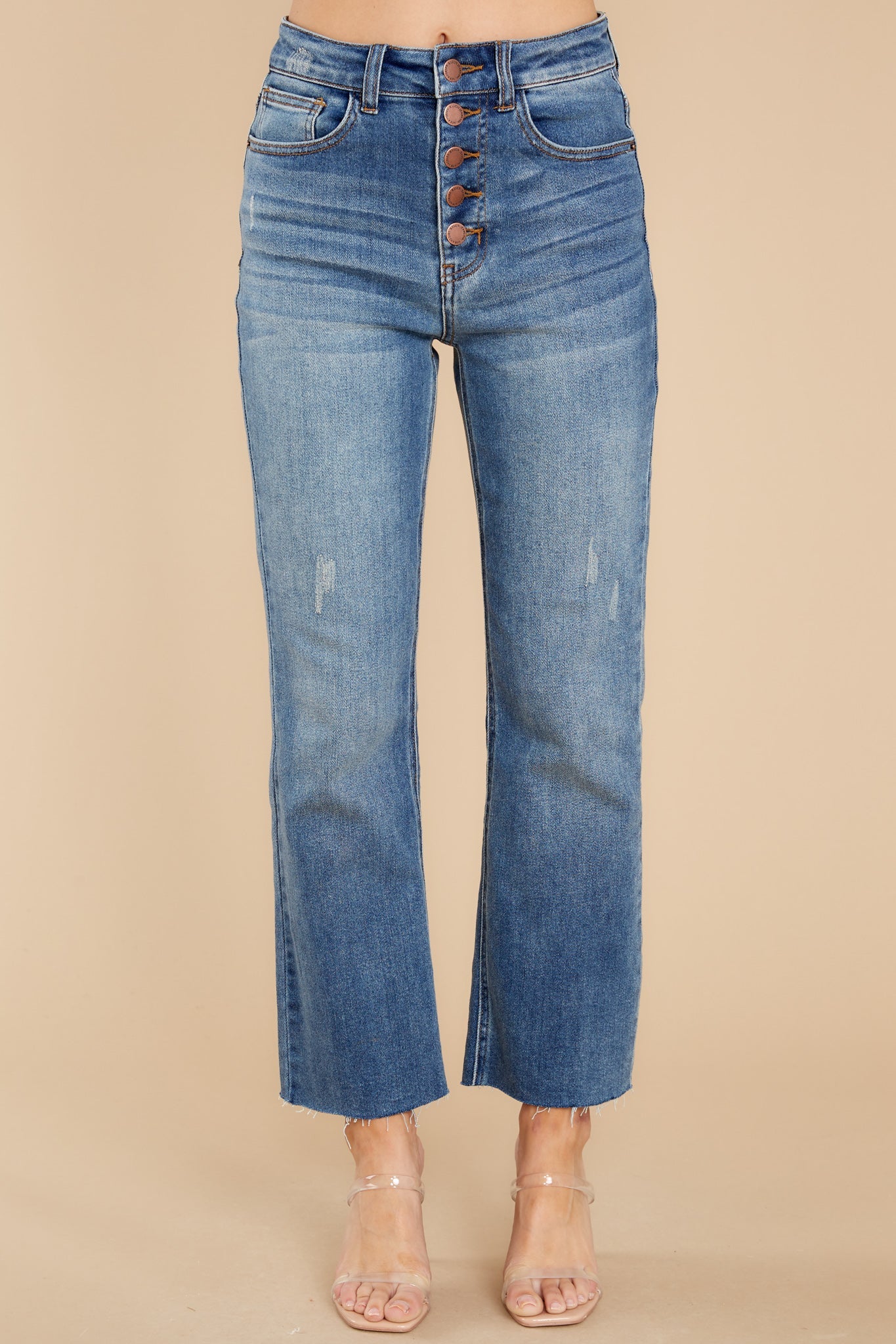 The Perfect Fit Medium Wash Straight Jeans