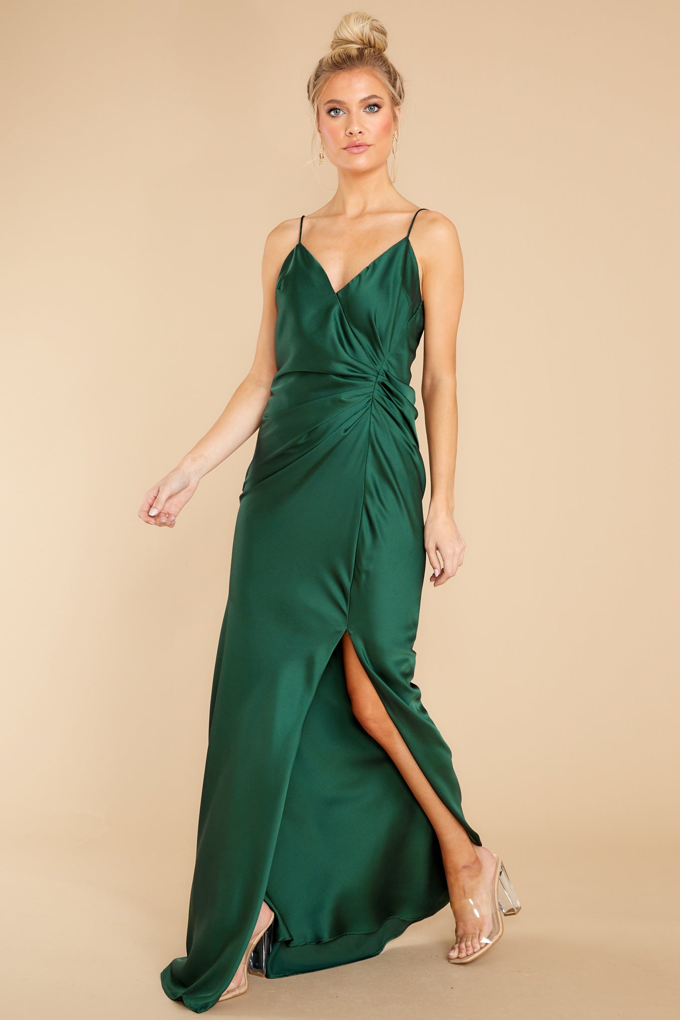 Dance Through The Night Hunter Green Maxi Dress