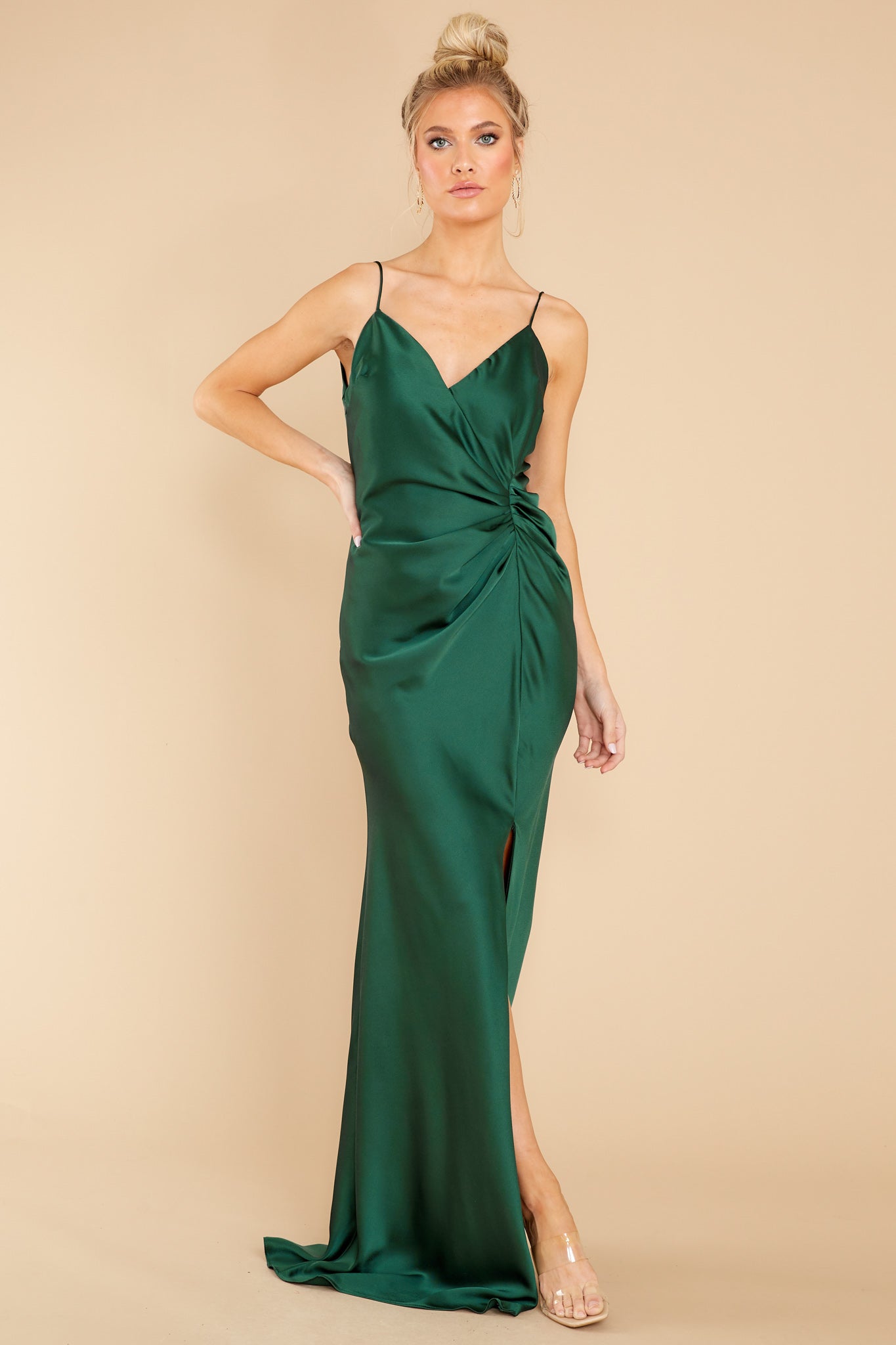 Dance Through The Night Hunter Green Maxi Dress