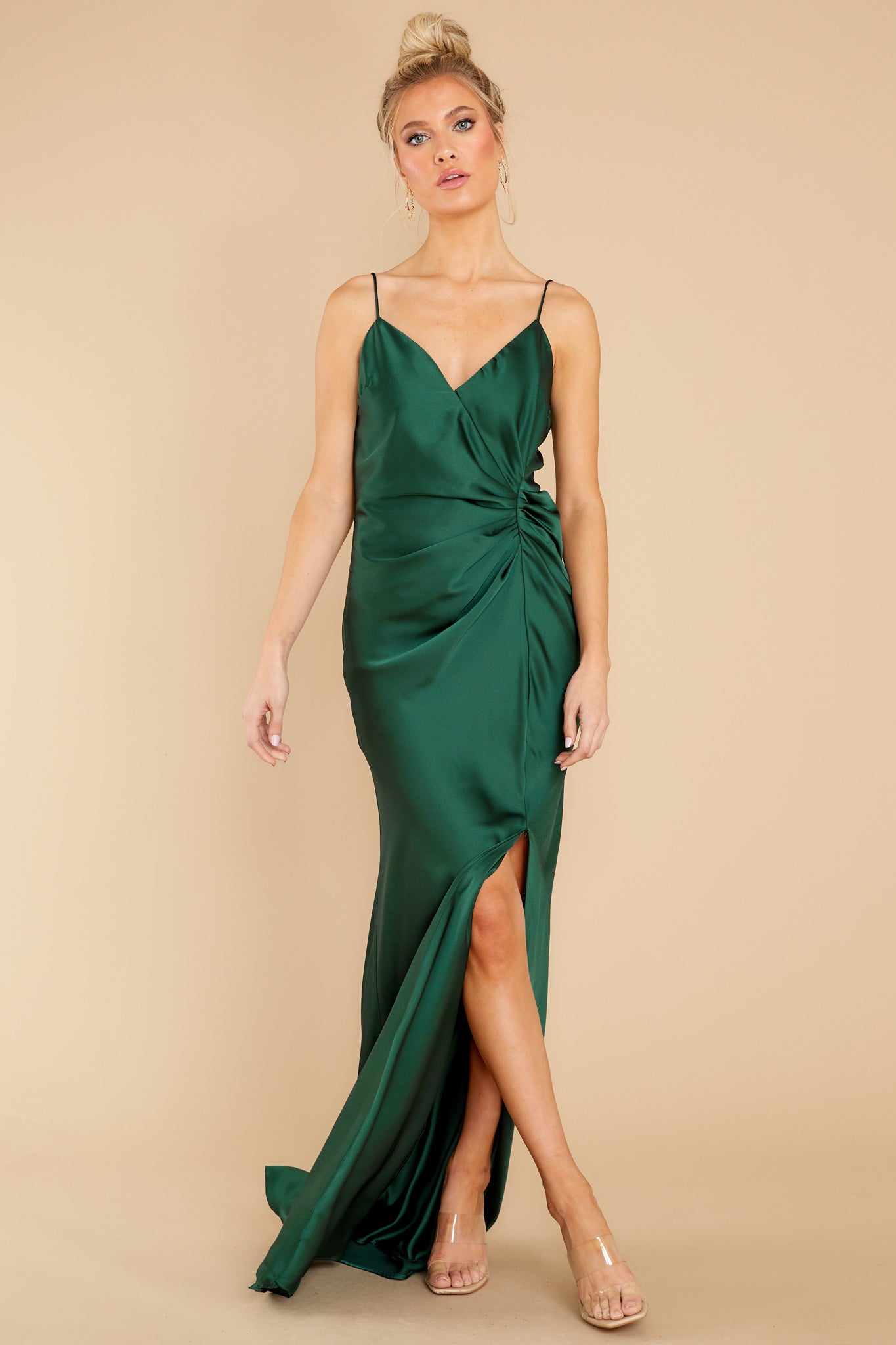 Dance Through The Night Hunter Green Maxi Dress