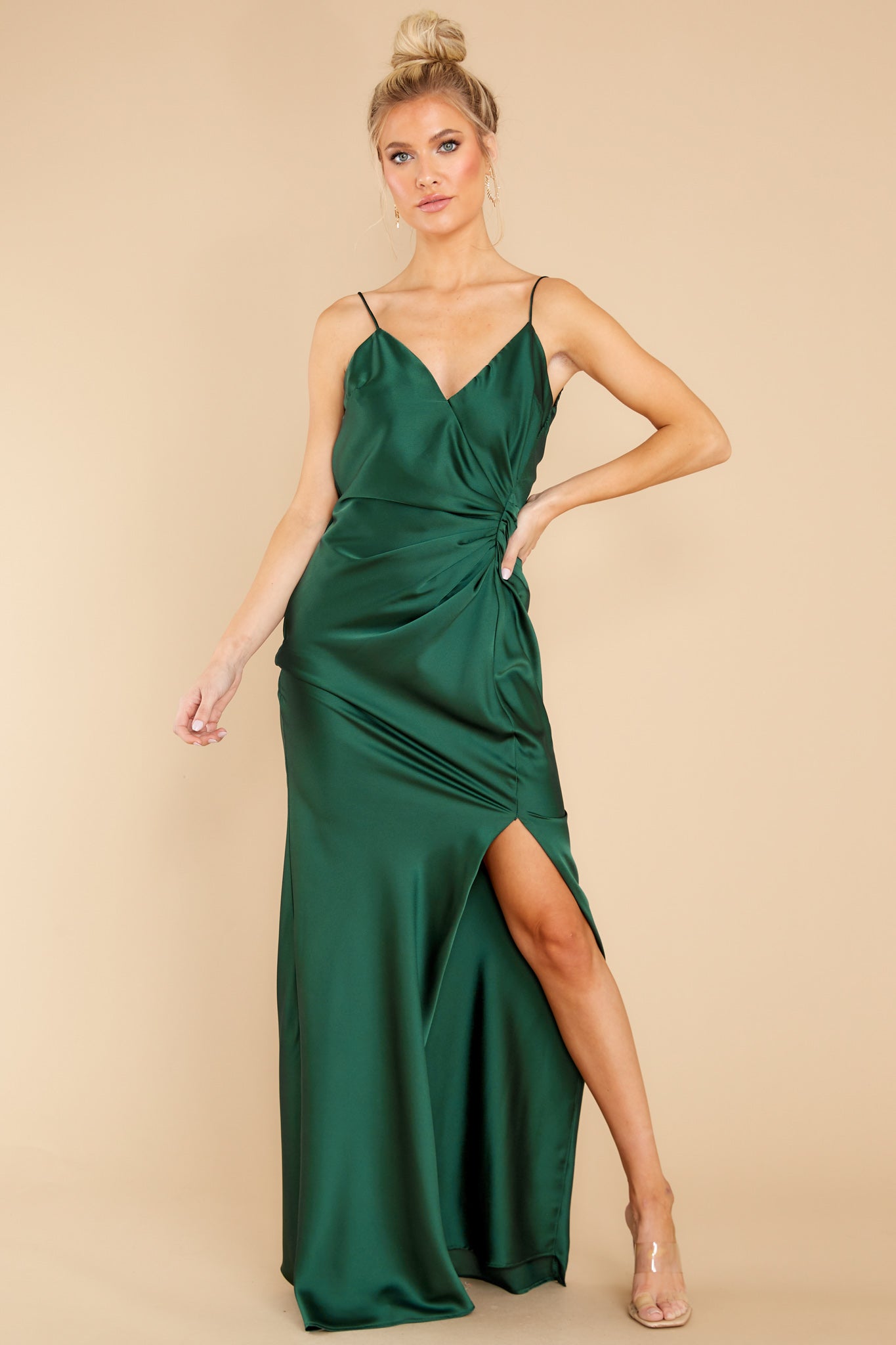 Dance Through The Night Hunter Green Maxi Dress