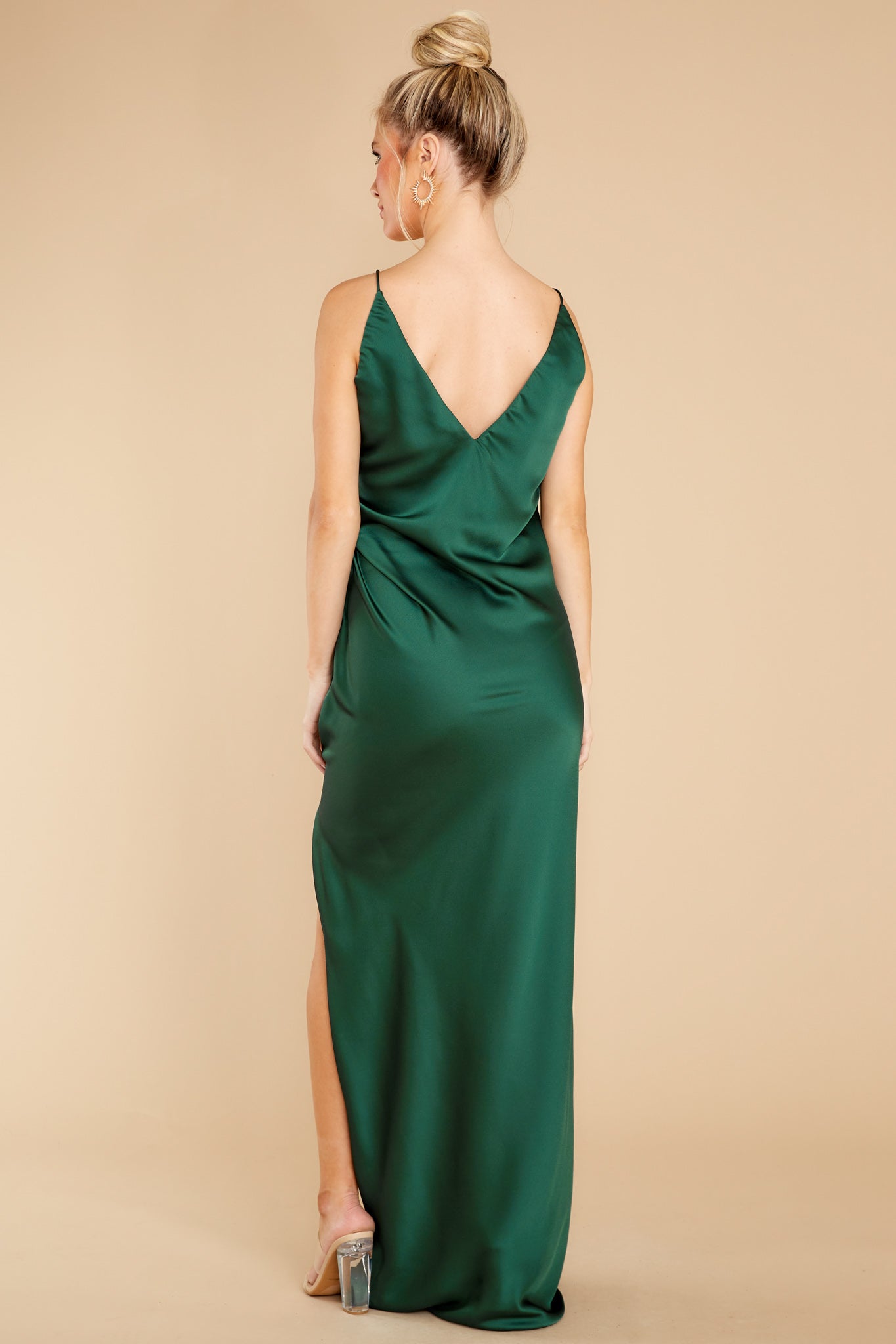 Dance Through The Night Hunter Green Maxi Dress
