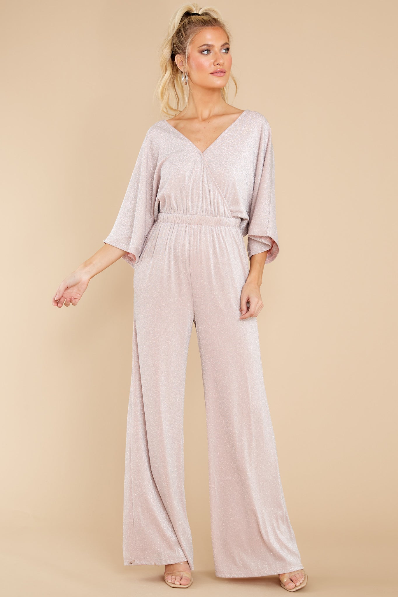 Sparkling Standards Pink Jumpsuit