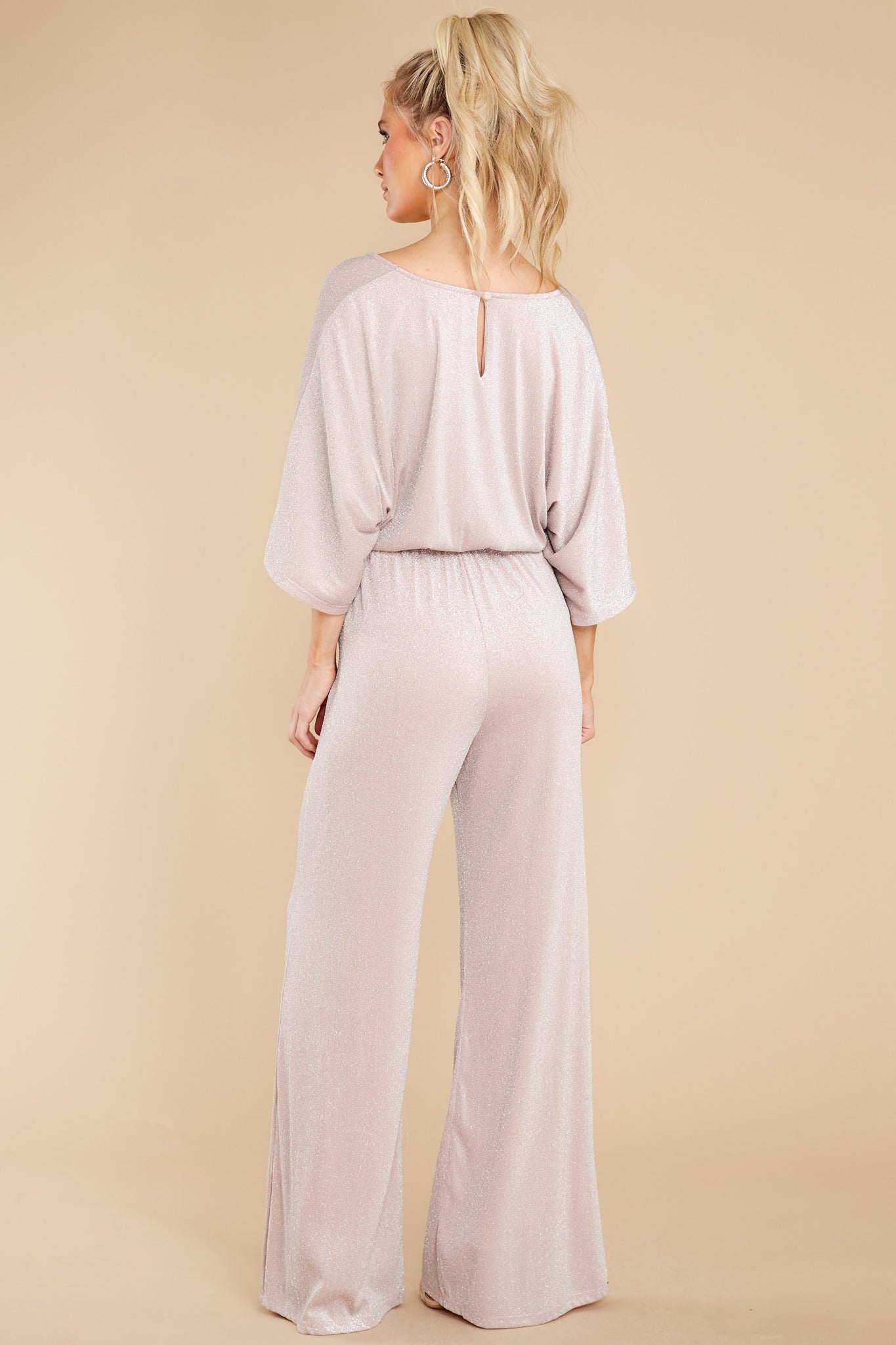 Sparkling Standards Pink Jumpsuit