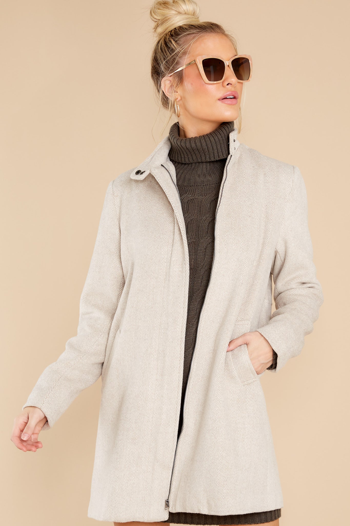 Embracing The New Beige Coat
