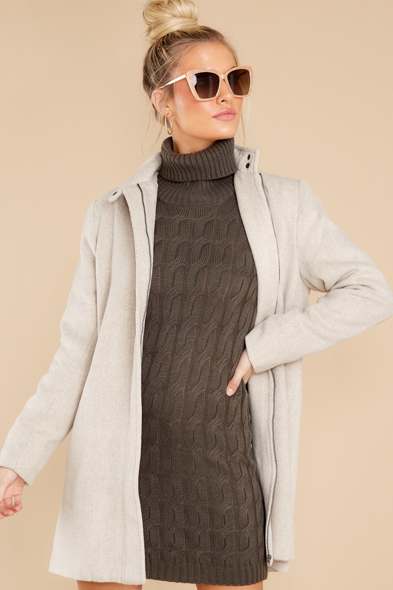 Embracing The New Beige Coat