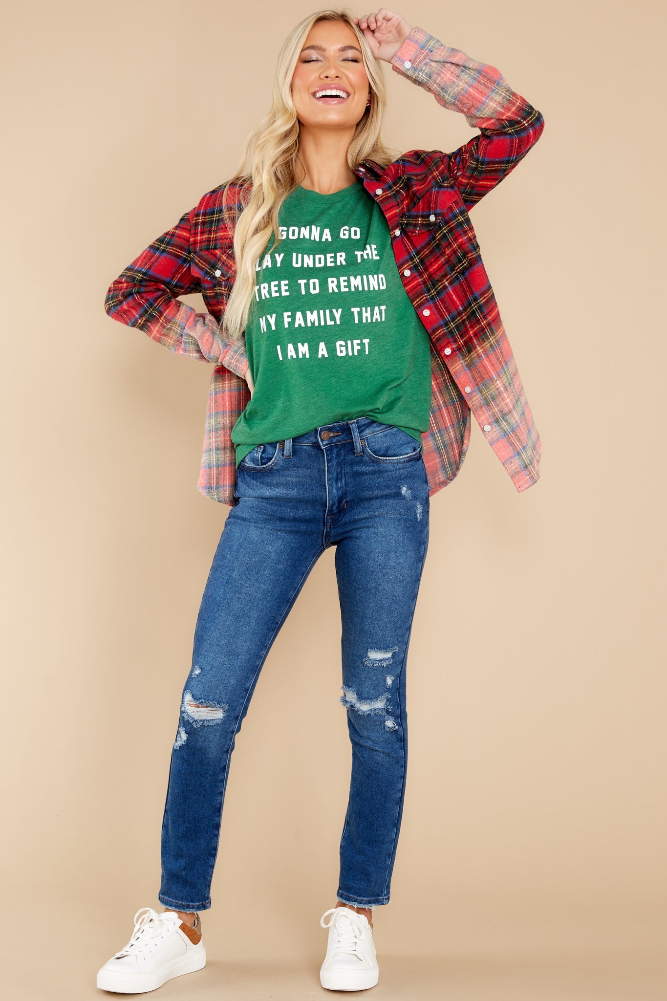 I Am A Gift Green Tee