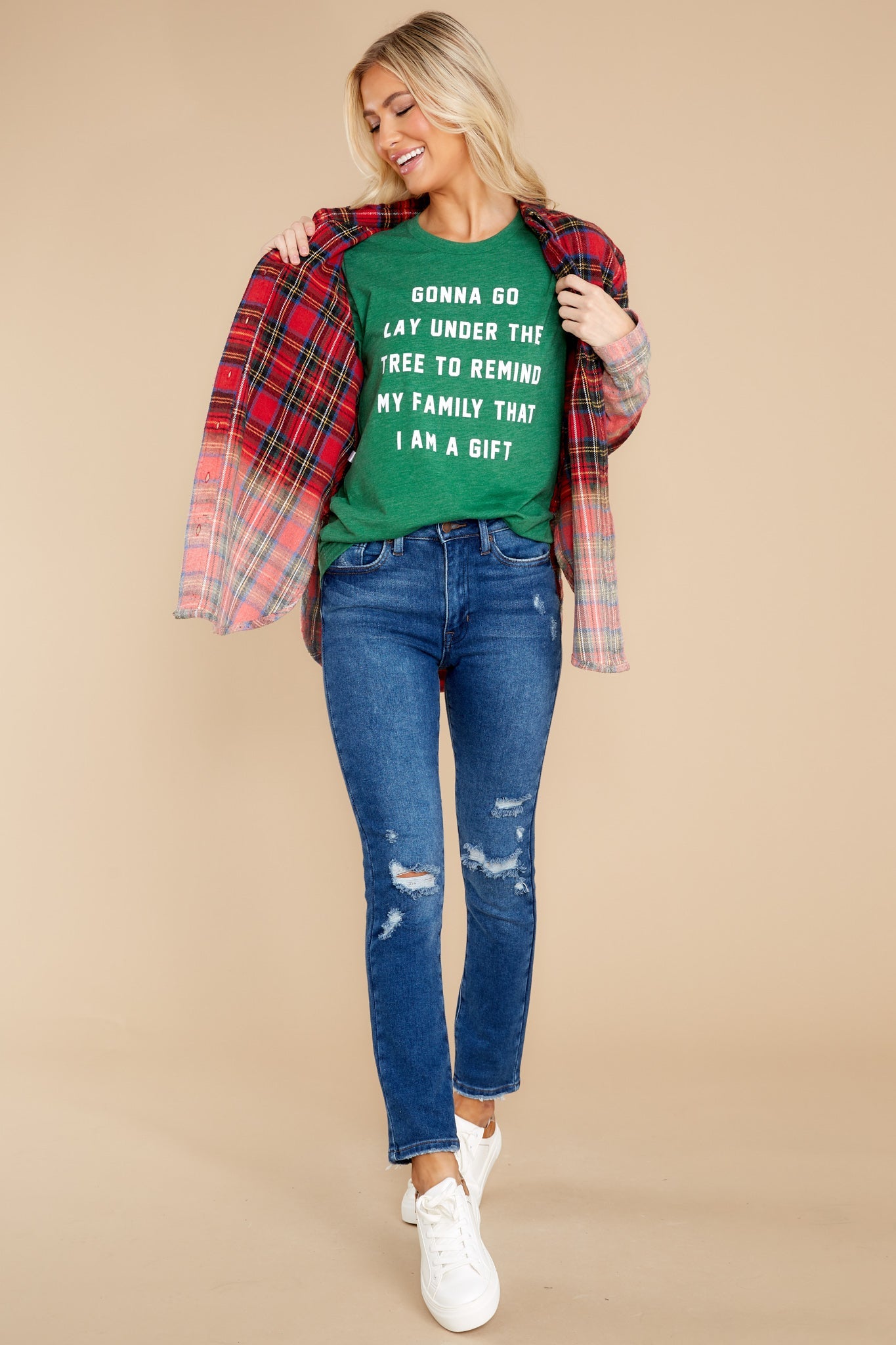 I Am A Gift Green Tee