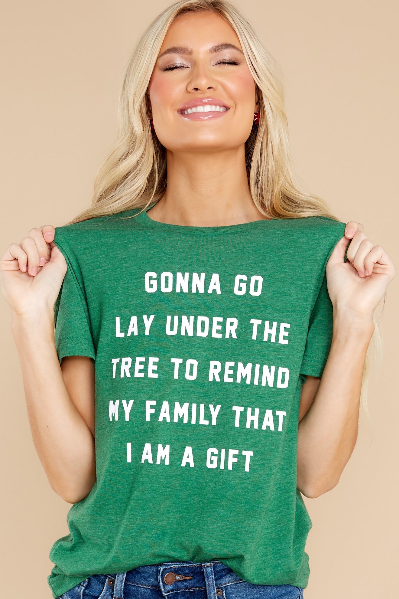 I Am A Gift Green Tee