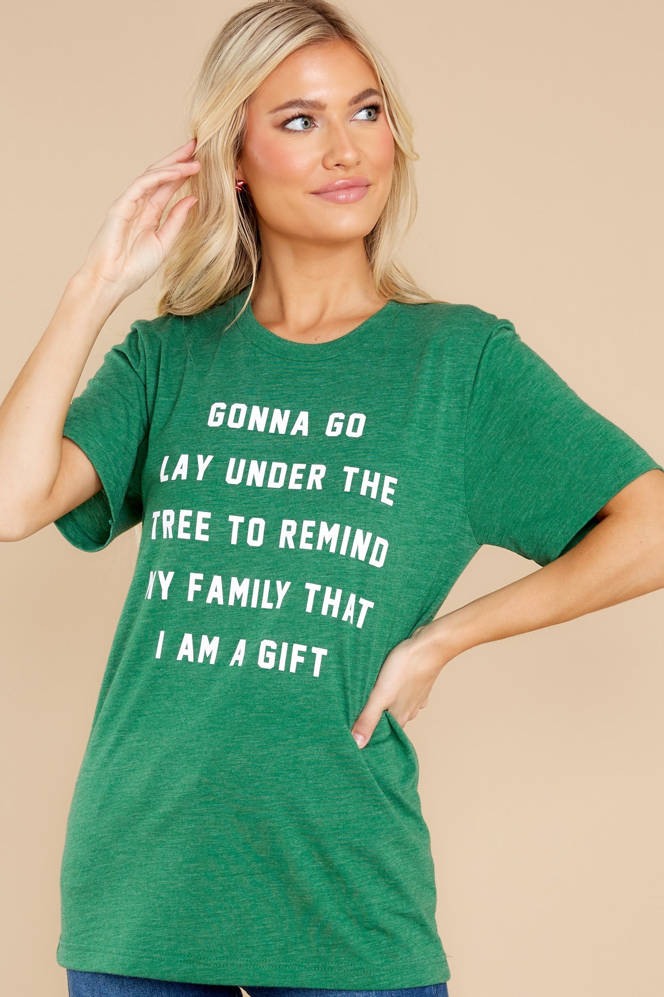I Am A Gift Green Tee
