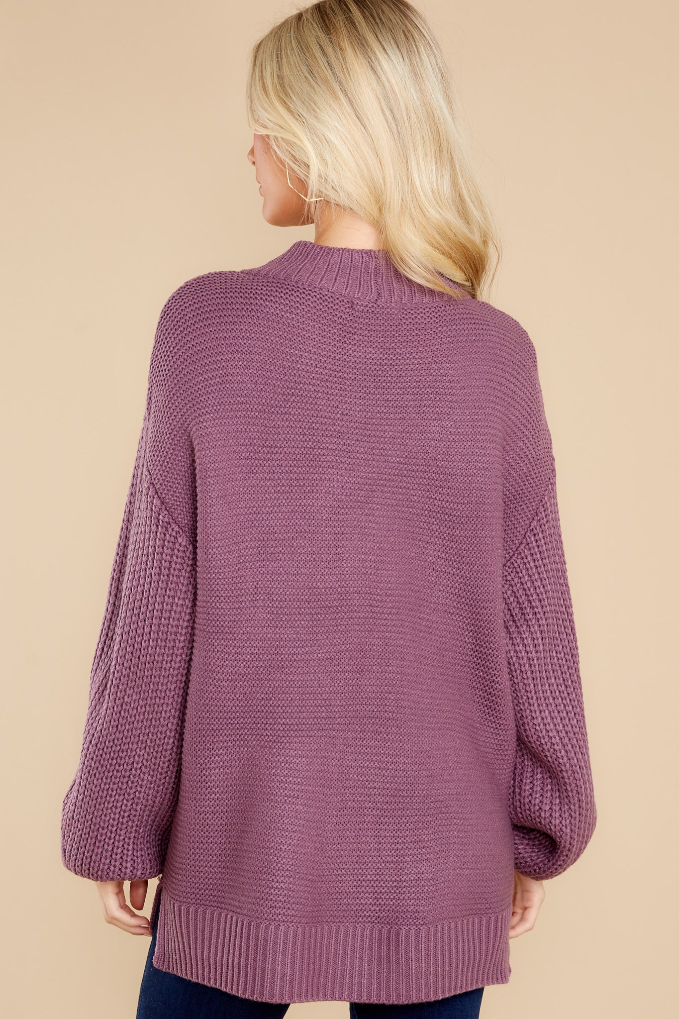 Simplest Moments Dusty Purple Sweater