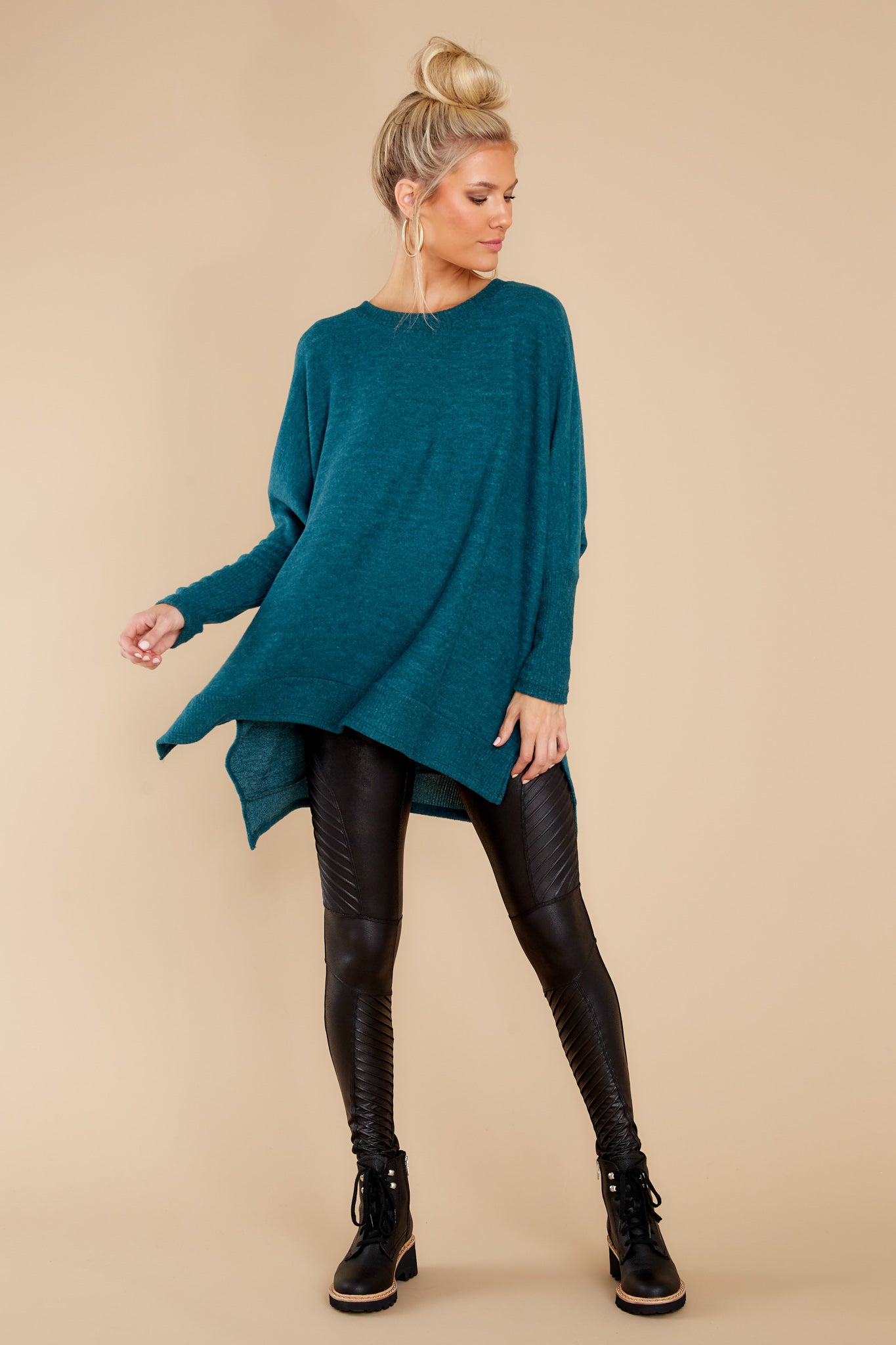 Just What I Need Dark Teal Top