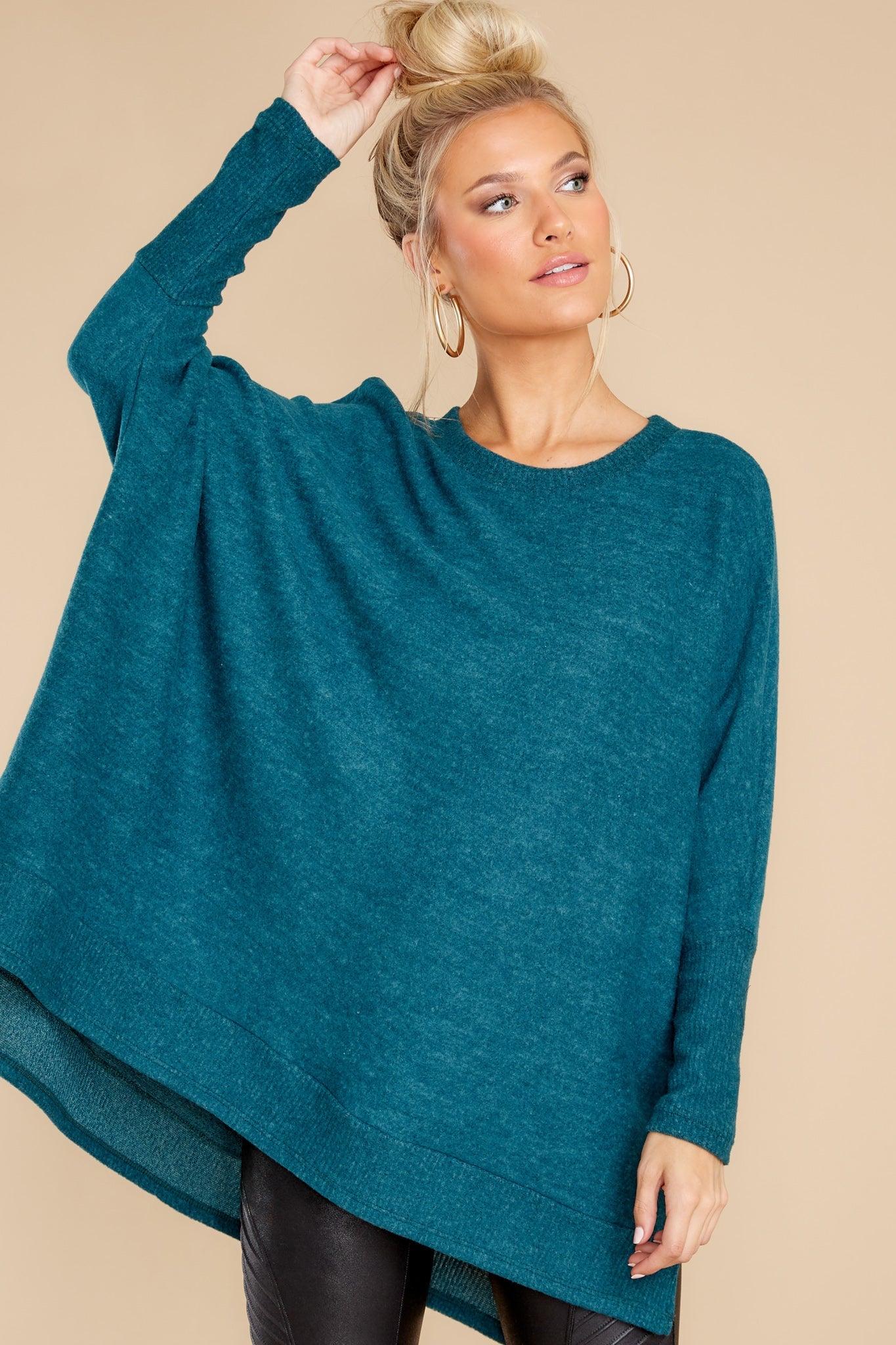 Just What I Need Dark Teal Top