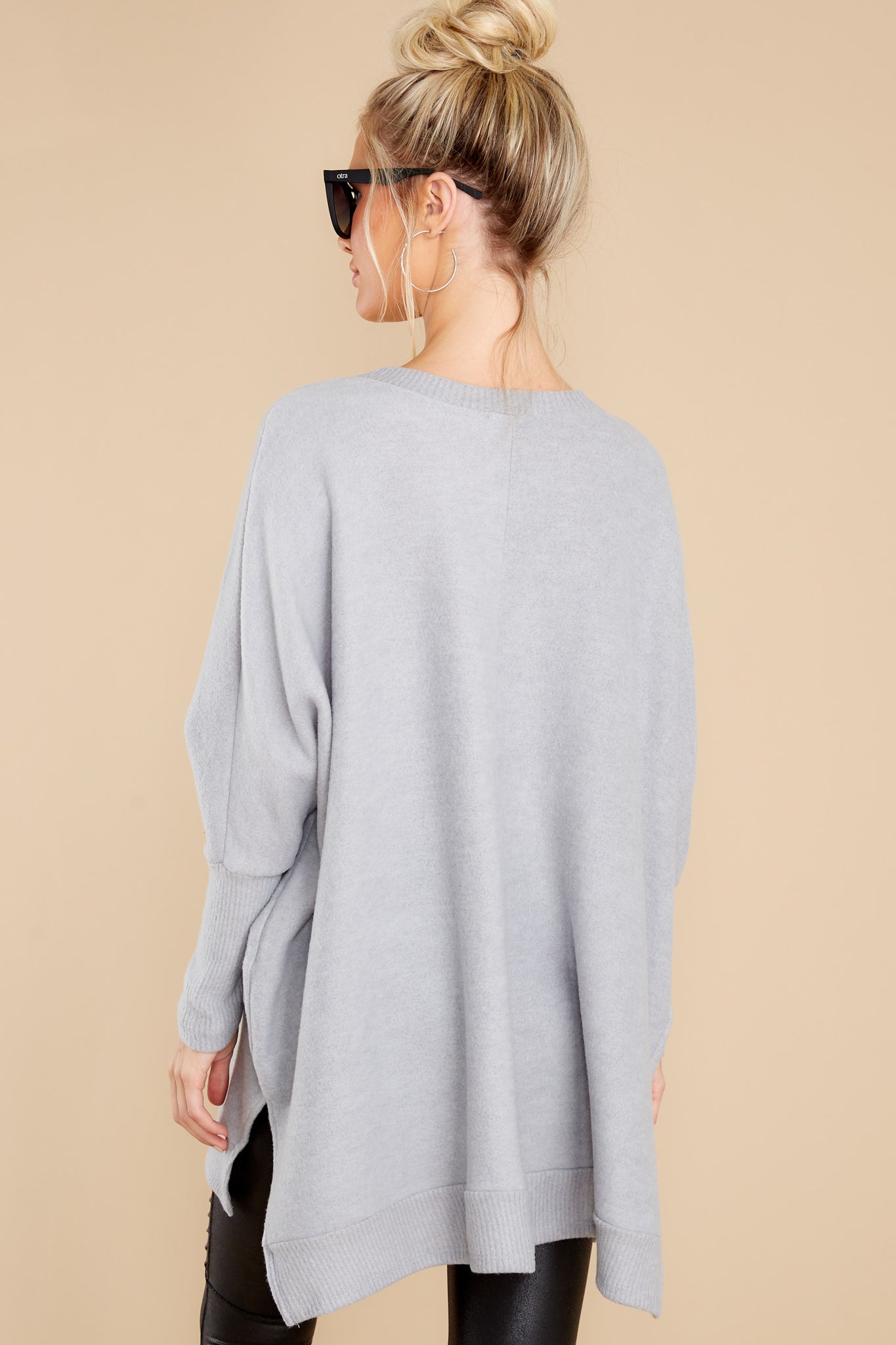 Just What I Need Heather Grey Top
