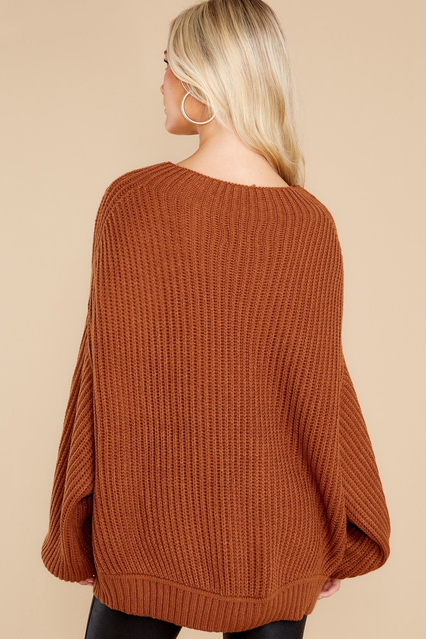 Giving Me Chills Light Brown Sweater
