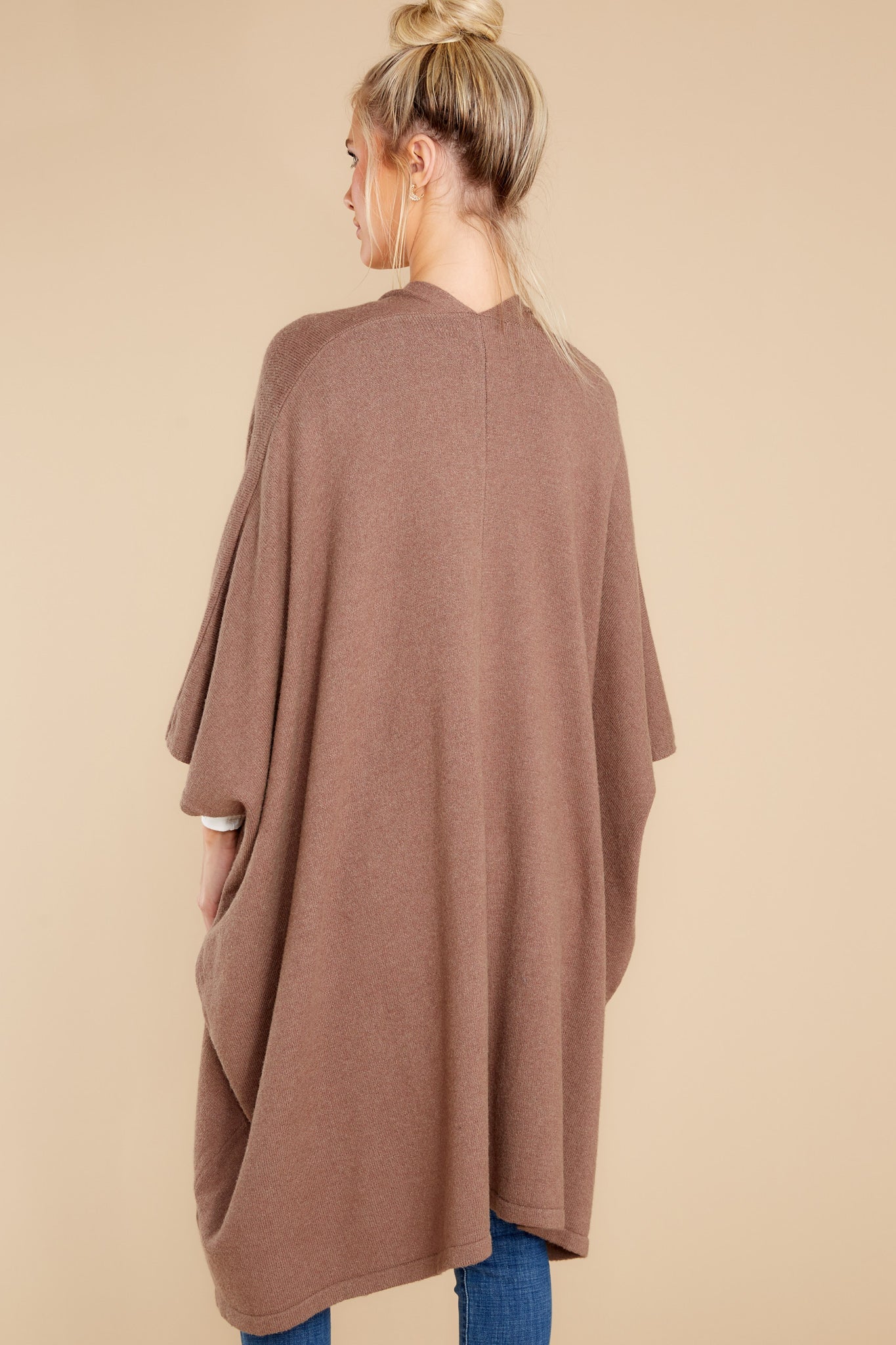 Carefree Days Mocha Cardigan