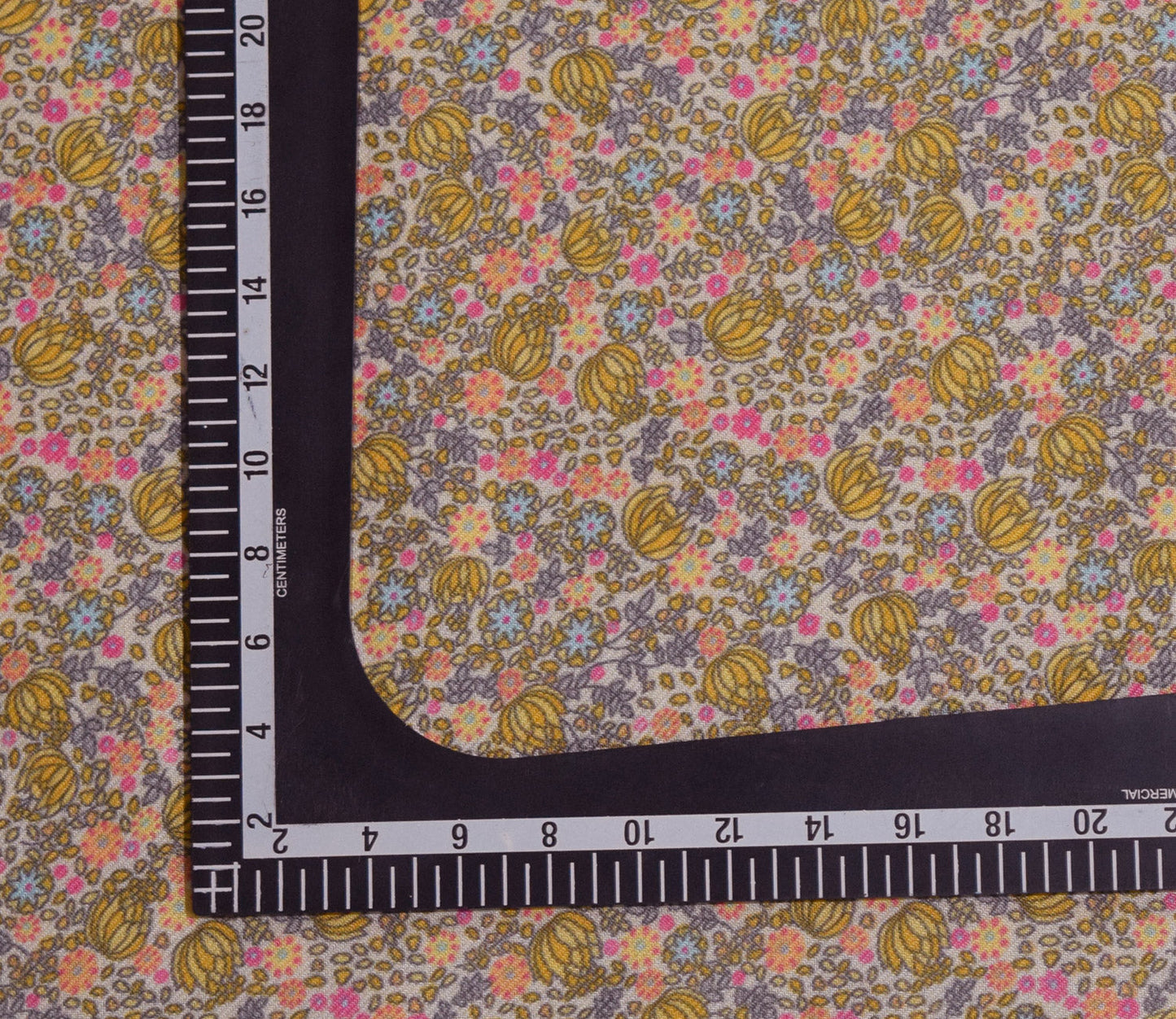 Small Floral Pattern Digital Printed Pure Pashmina Fabric Available in Pink , Green , Grey and Yellow