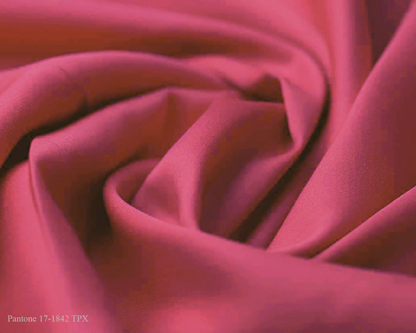 Azalea Pink Cotton Satin Plain Dyed Fabric