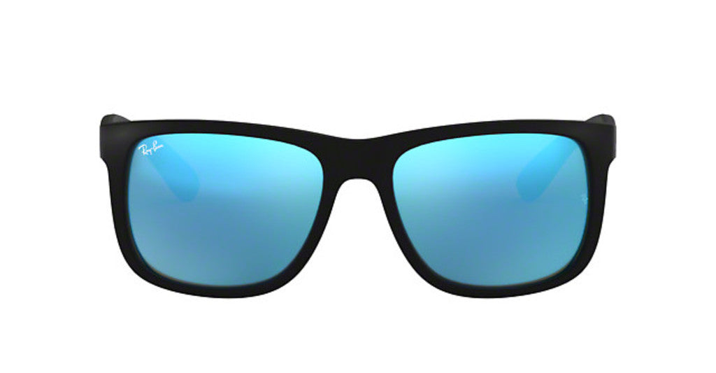 Ray-Ban RB4165 Justin Black Mirrored Blue Sunglasses