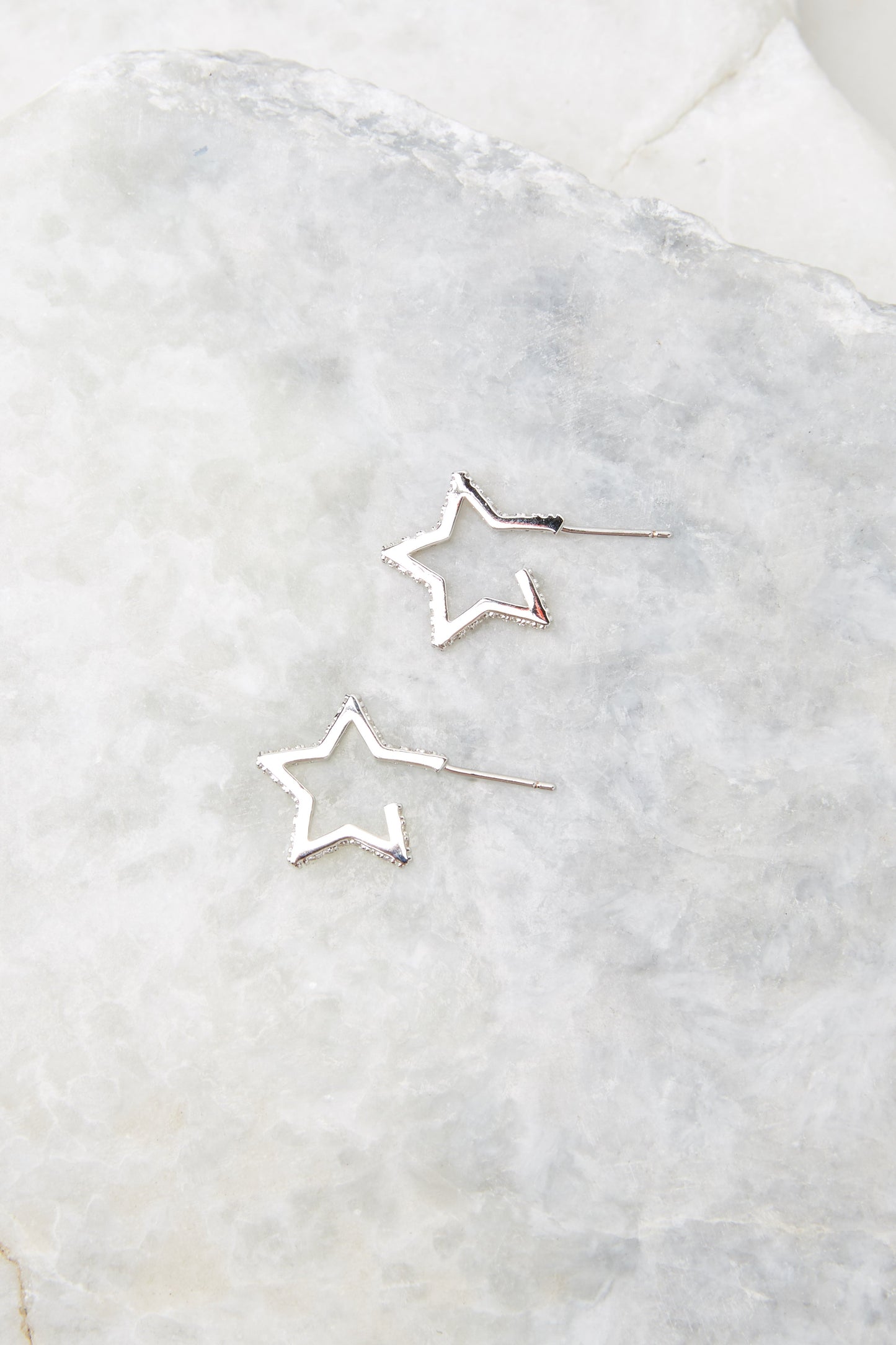 Star Silver Earrings