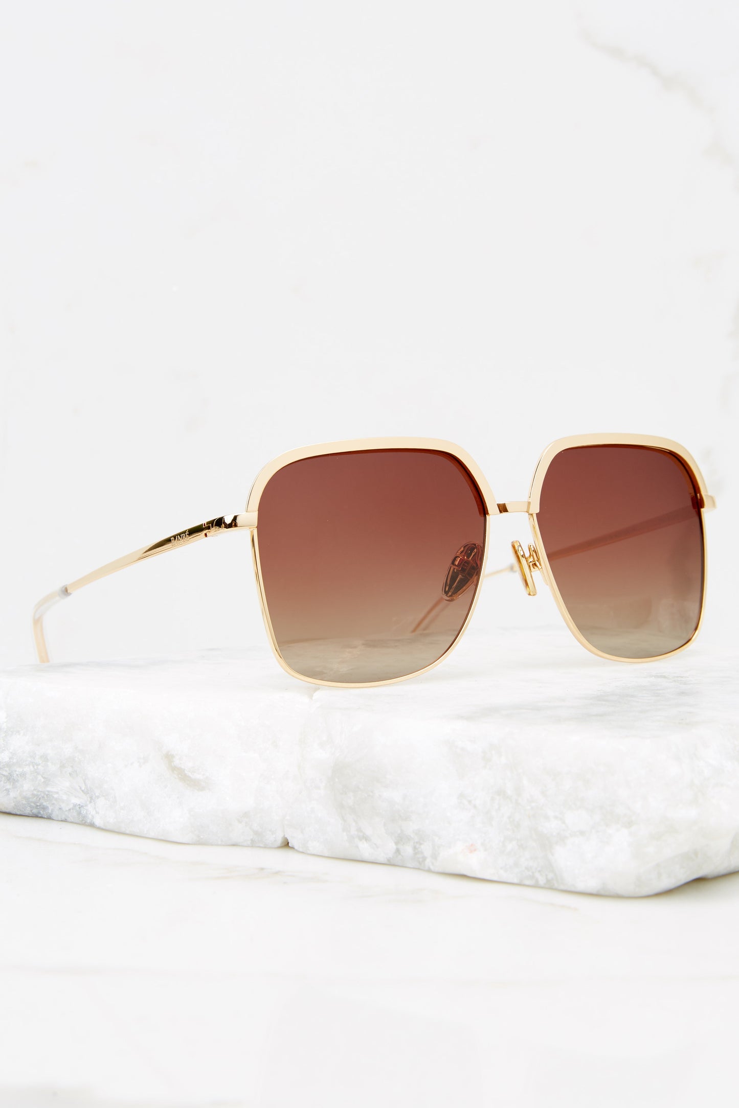 Klum Gold Brown Fade Sunglasses