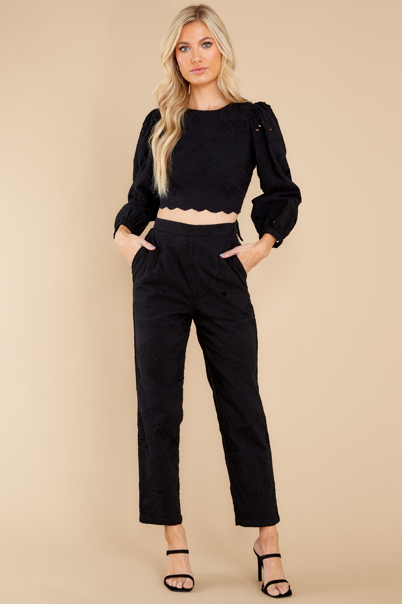 Everett Black Blouse