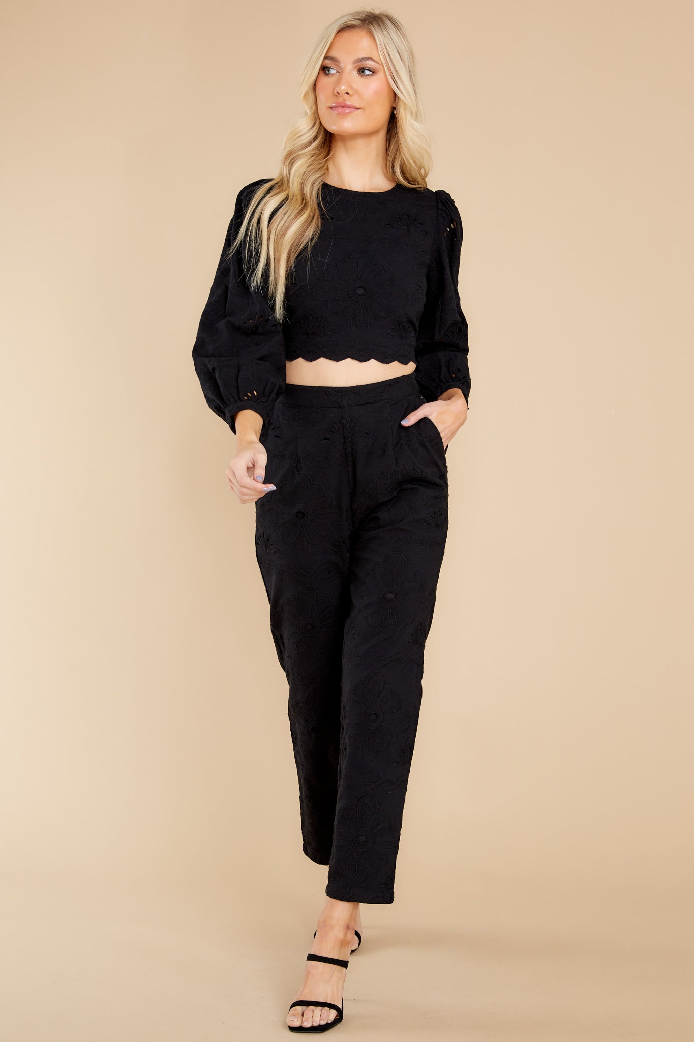 Everett Black Blouse