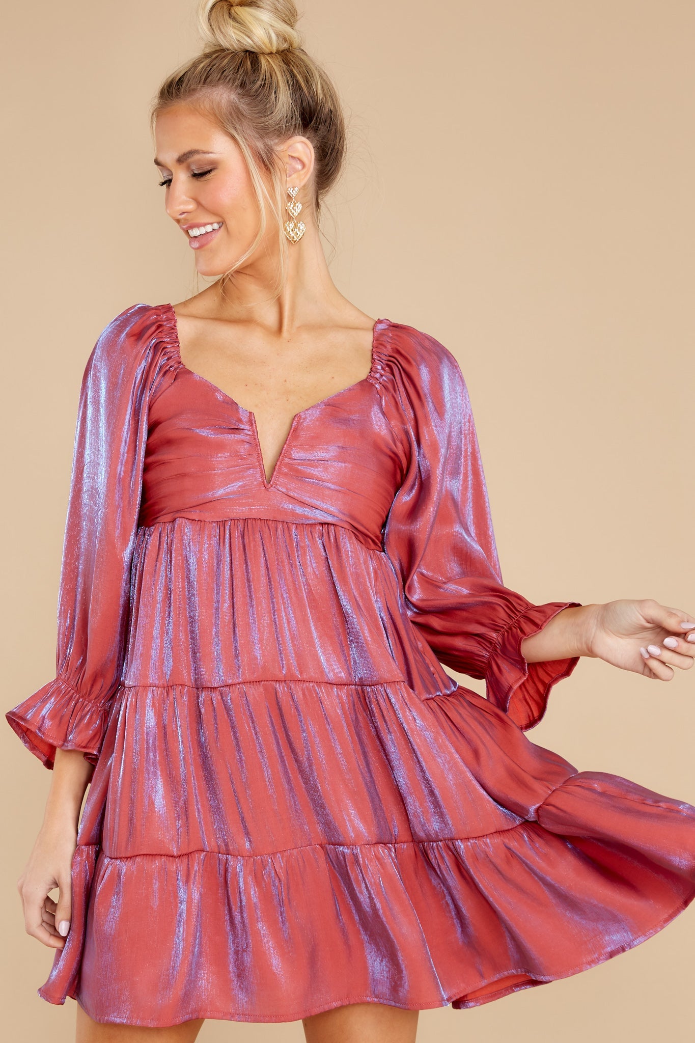 Futuristic Love Rose Dress