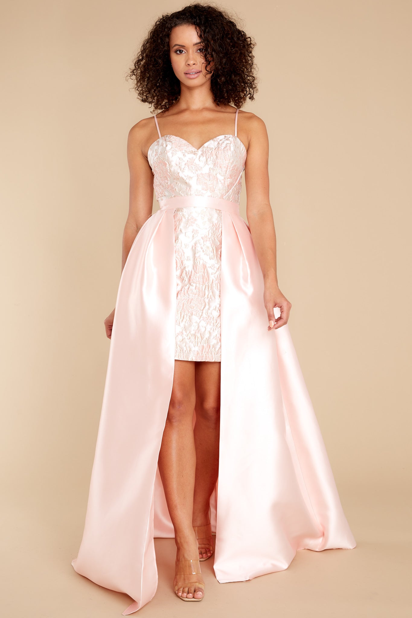 Delicate Dreams Pink Maxi Dress
